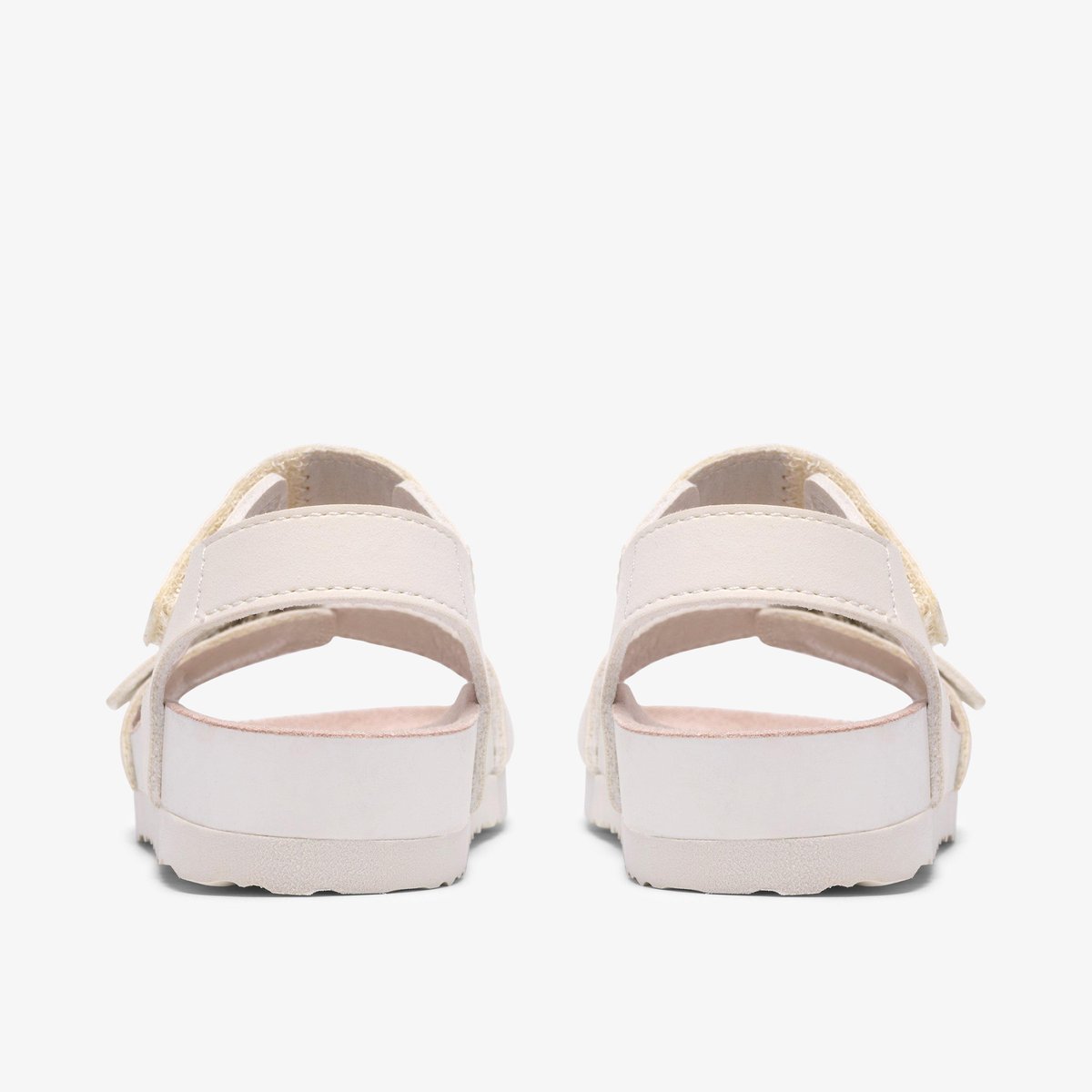 Sandales Synthétique Coupe Large BALI HEAT T blanc, CLARKS