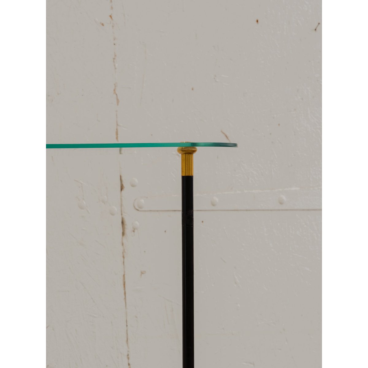 Étagère en verre et métal Isabelle N°296 - Bon état transparent, DEBONGOUT