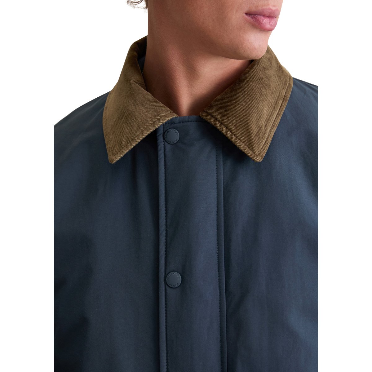 Barnjacket regular imperméable et légèrement matelassé bleu foncé, MARC O’POLO DENIM