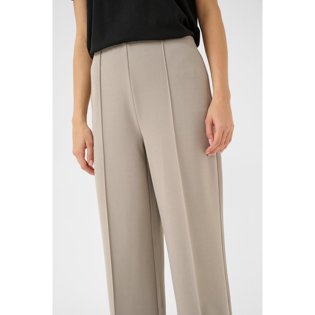 Casual pants gris elephant skin, KAFFE