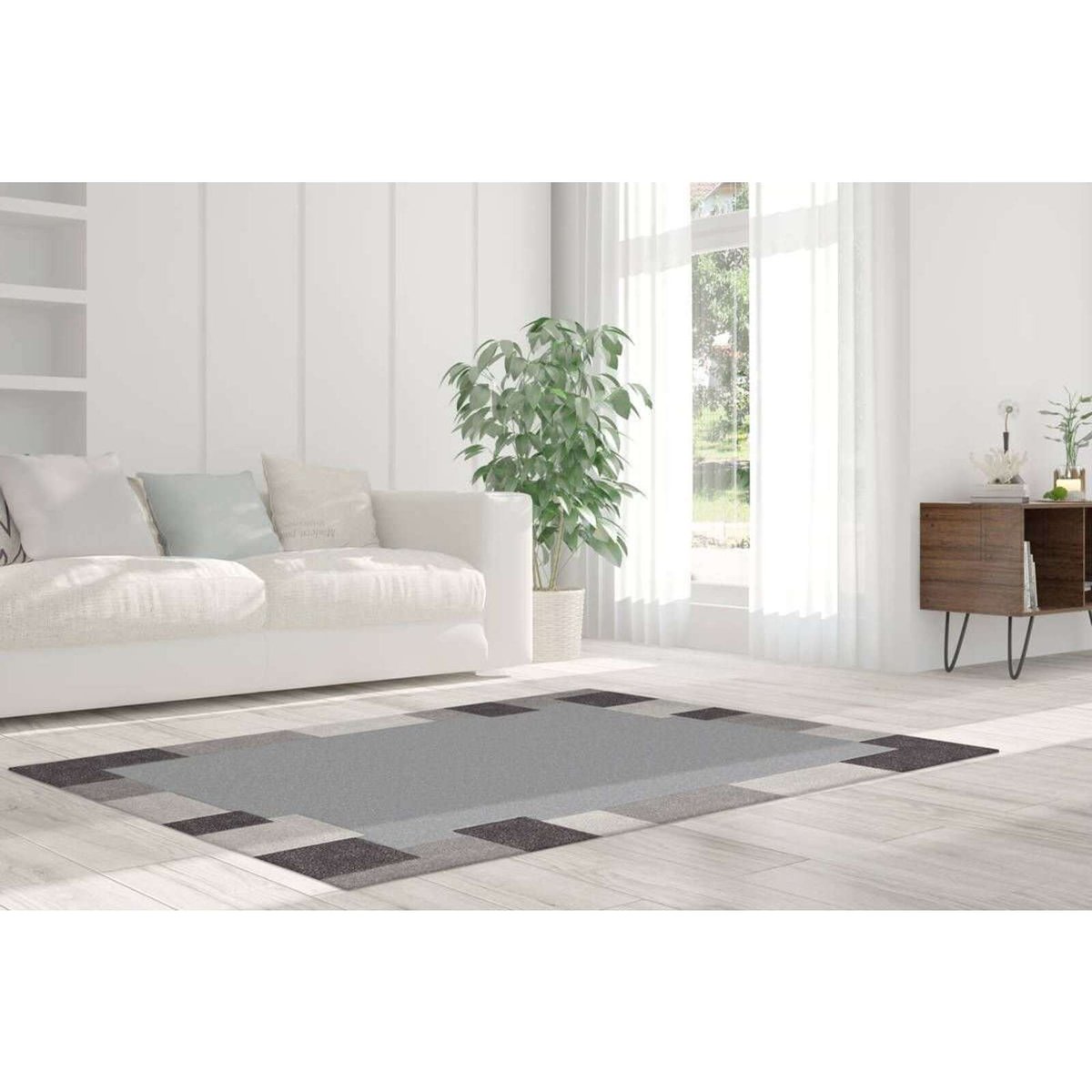 Tapis tufté main Oeko-Tex®, Esprit marron, gris, ARTE ESPINA