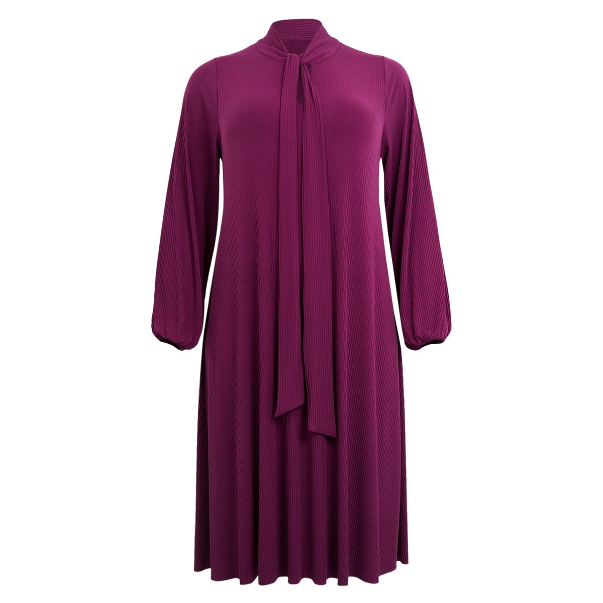 Robe avec manches longues violet, YOEK