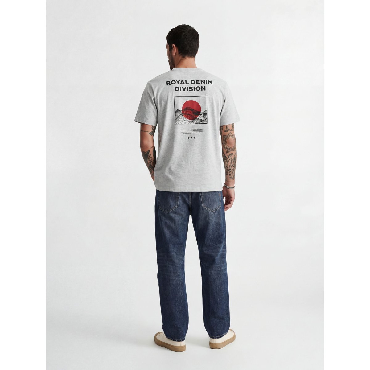 T-Shirt light grey melange 2, JACK & JONES