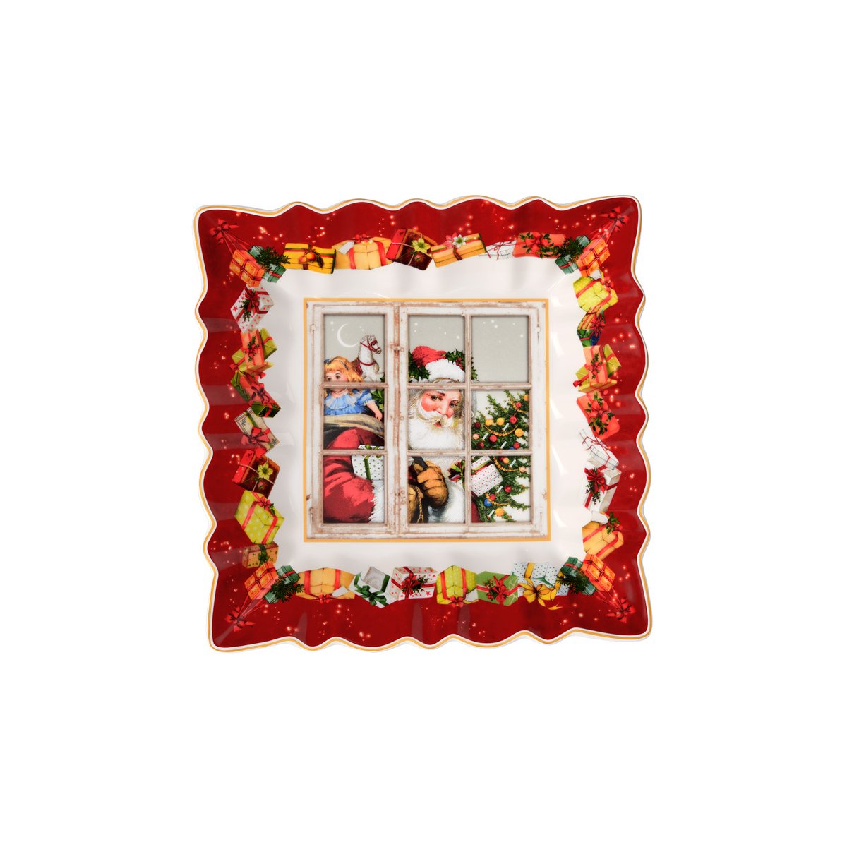 Coupe Carrée, Père Noël TOY'S FANTASY multicolore, VILLEROY & BOCH