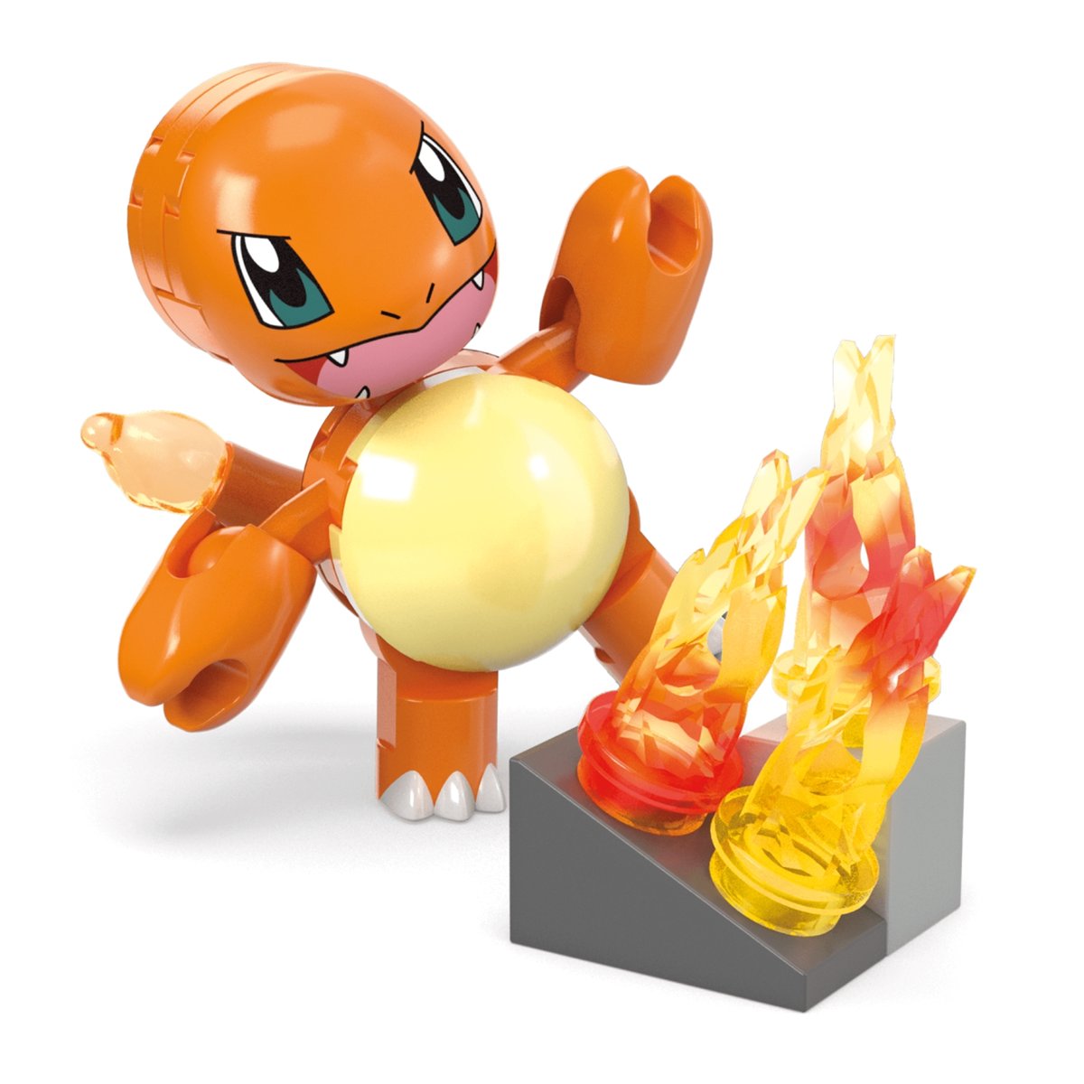Coffret À Construire Pokémon Danse Flammes De Salamèche multicolore, MATTEL