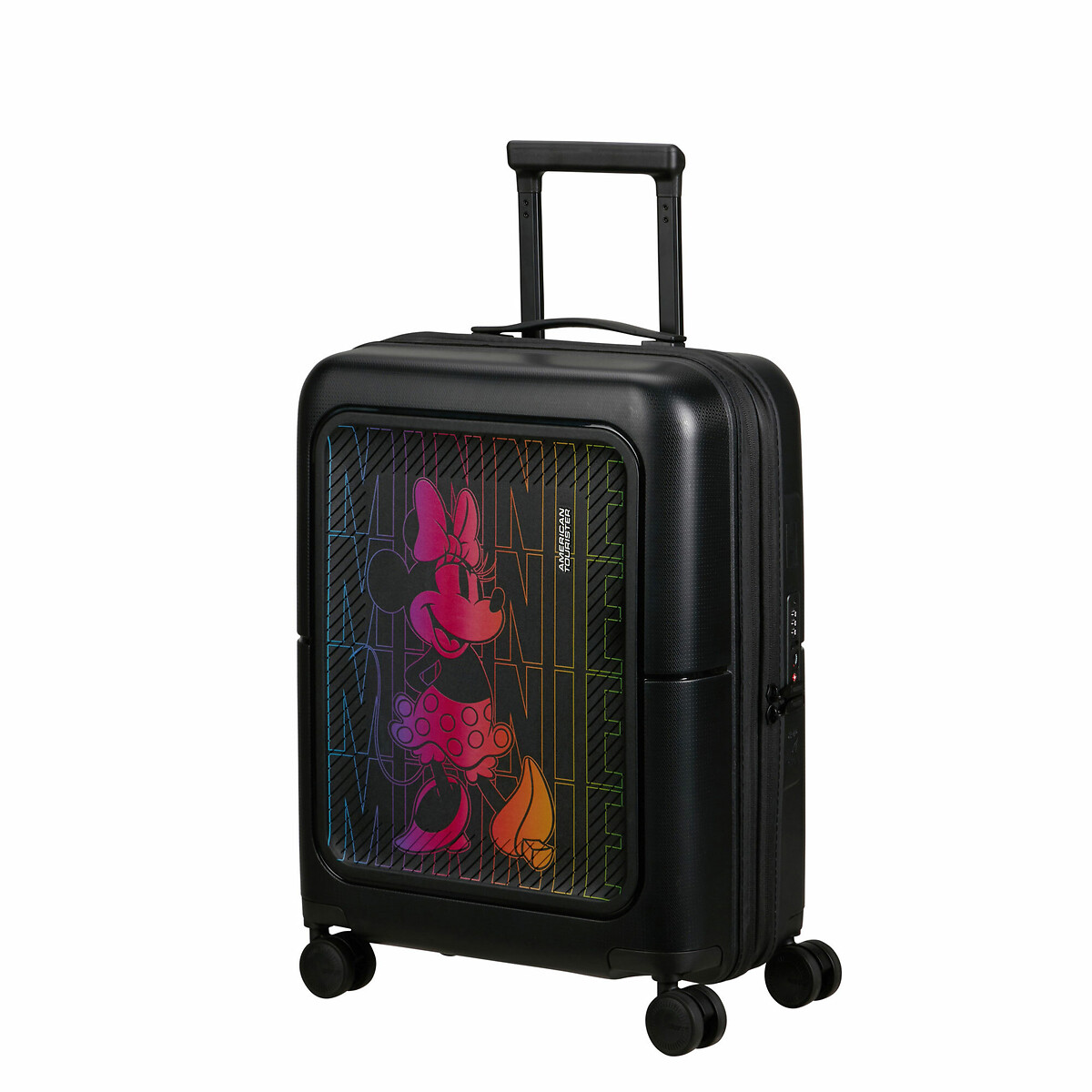 Mala de Cabine, 55cm, 4 Rodas Disney Mickey, da American Tourister preto , AMERICAN TOURISTER