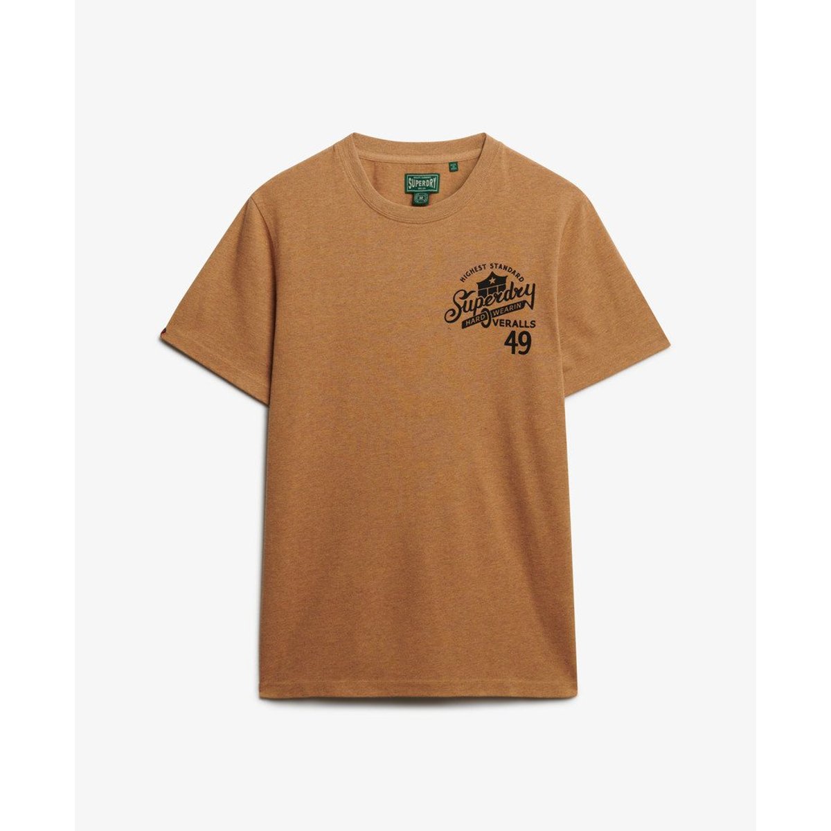 T-shirt décontracté Vintage Workwear jaune poussière, SUPERDRY