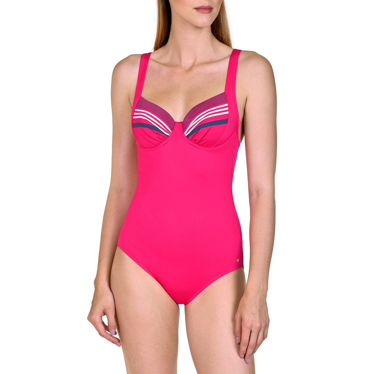 Maillot de bain 1 piièce armaturé Dominica bleu, LISCA