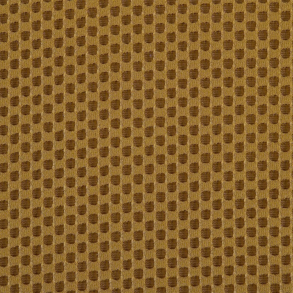 Lot de 2 fauteuils de salle à manger avec tissu texturé ATOME jaune, TOILINUX