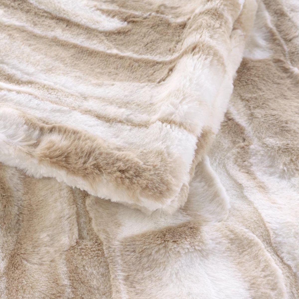 Plaid doux sherpa Cheyenne sable, EDEN