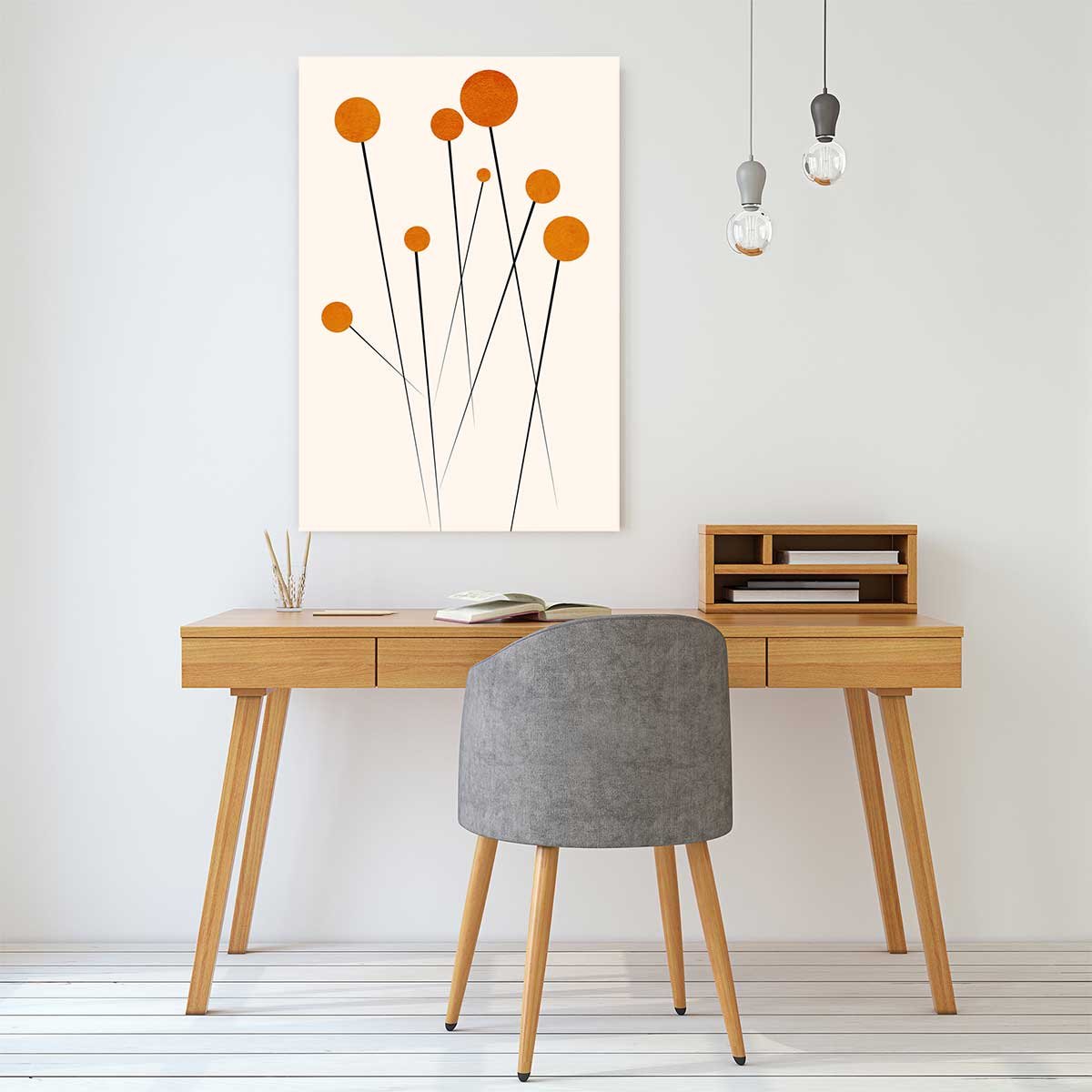 Tableau fleurs Waterflower dancing tableau alu dibond, HEXOA