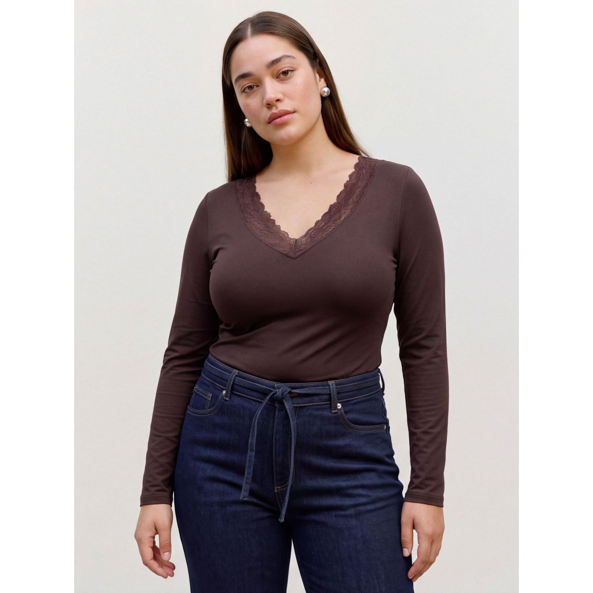 Top marron - chocolate torte 1, VERO MODA