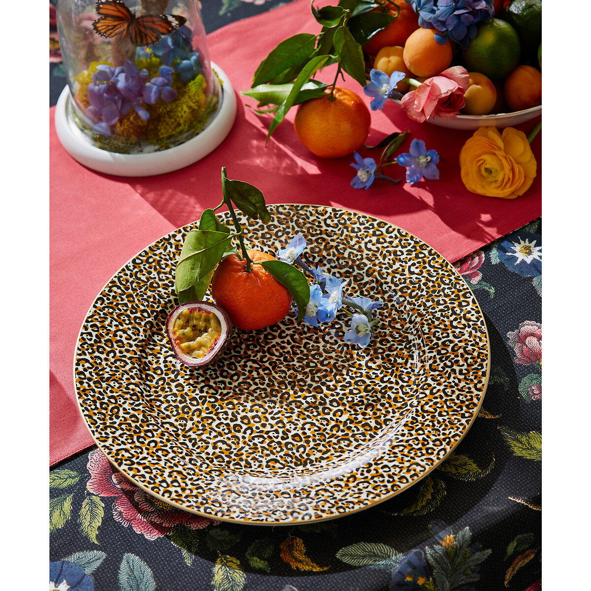 Creatures of Curiosity Leopard Platter multi-coloured, SPODE