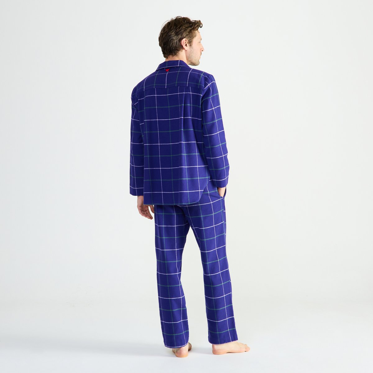 Pantalon en flanelle de coton DUO CHAUD boreales, LAURENCE TAVERNIER