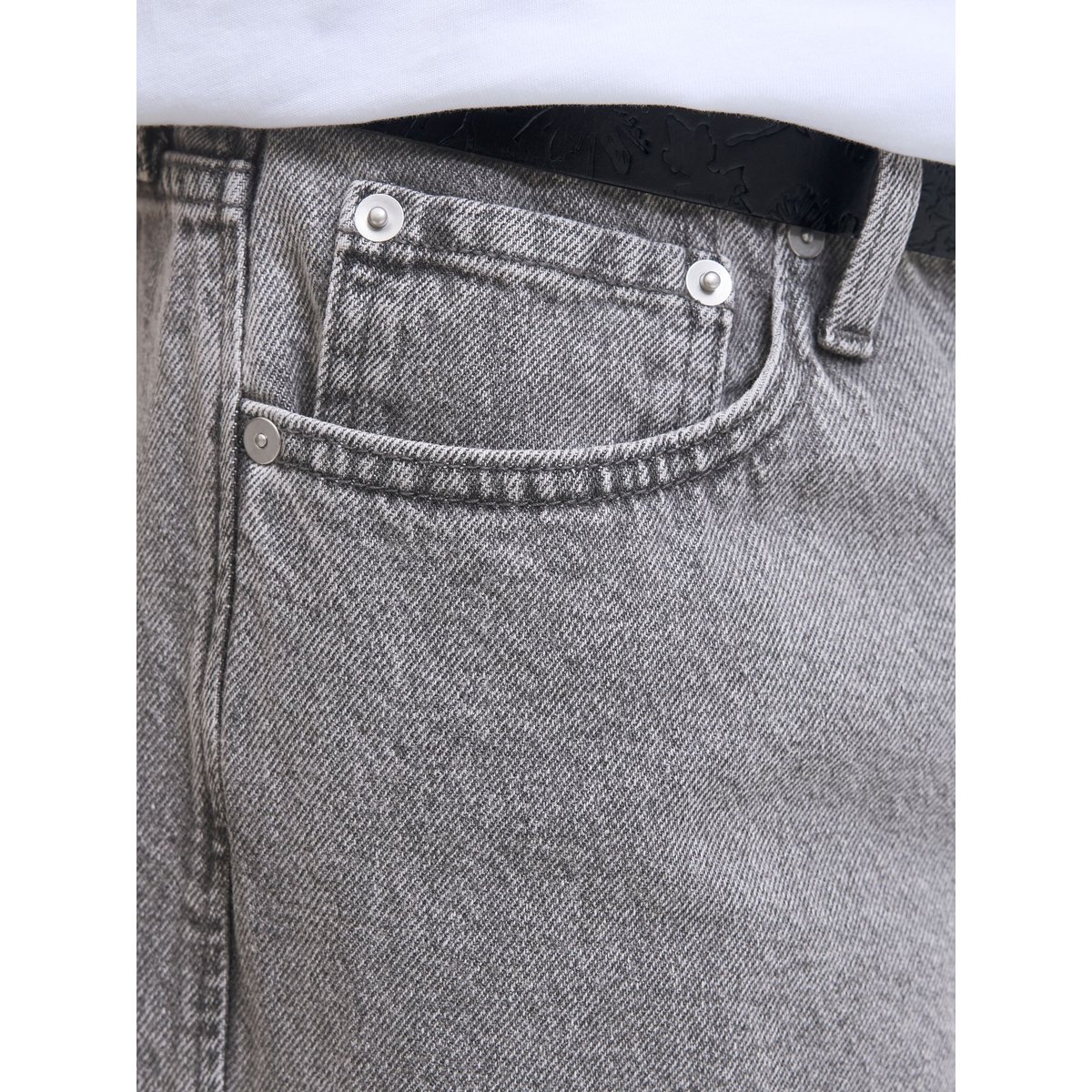Jean À Coupe Ample grey denim, JACK & JONES