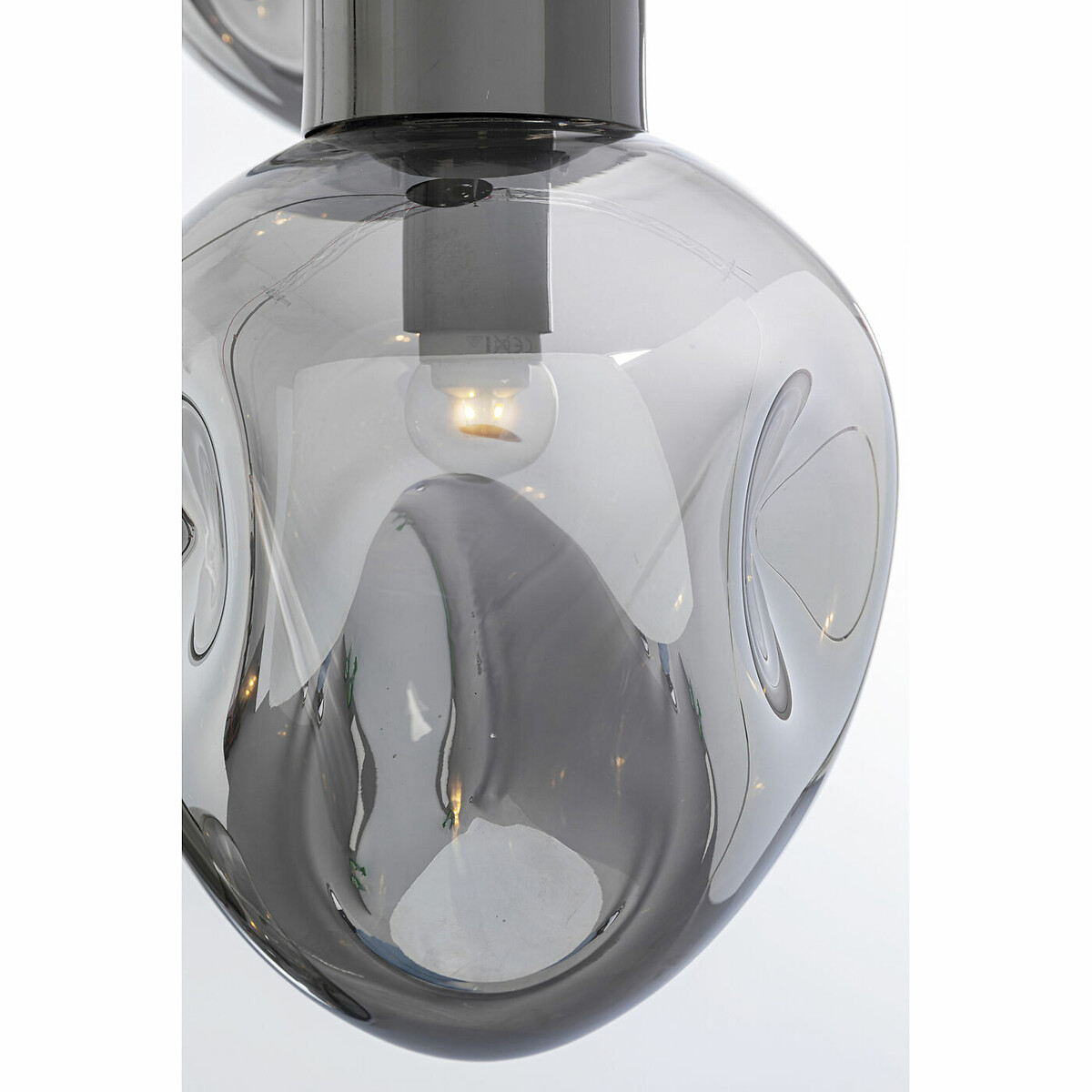Suspension Supernova Smoky Tre Ø45cm argent, KARE DESIGN