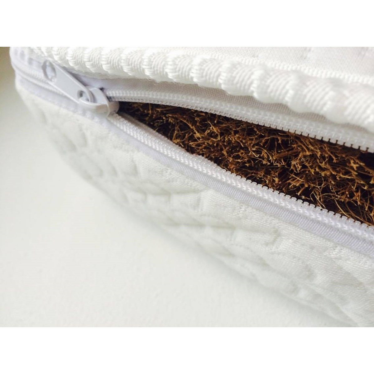 Matelas 100% Fibres de Coco pour Bébé blanc, LES MATELAS DE MORPHEE