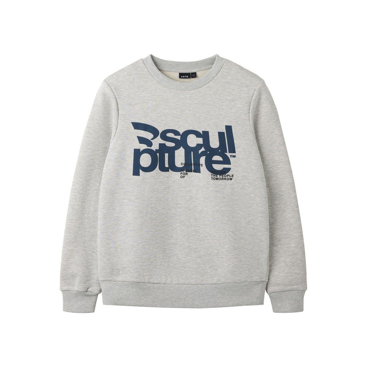 Sweat-Shirt gris - light grey melange1, NAME IT