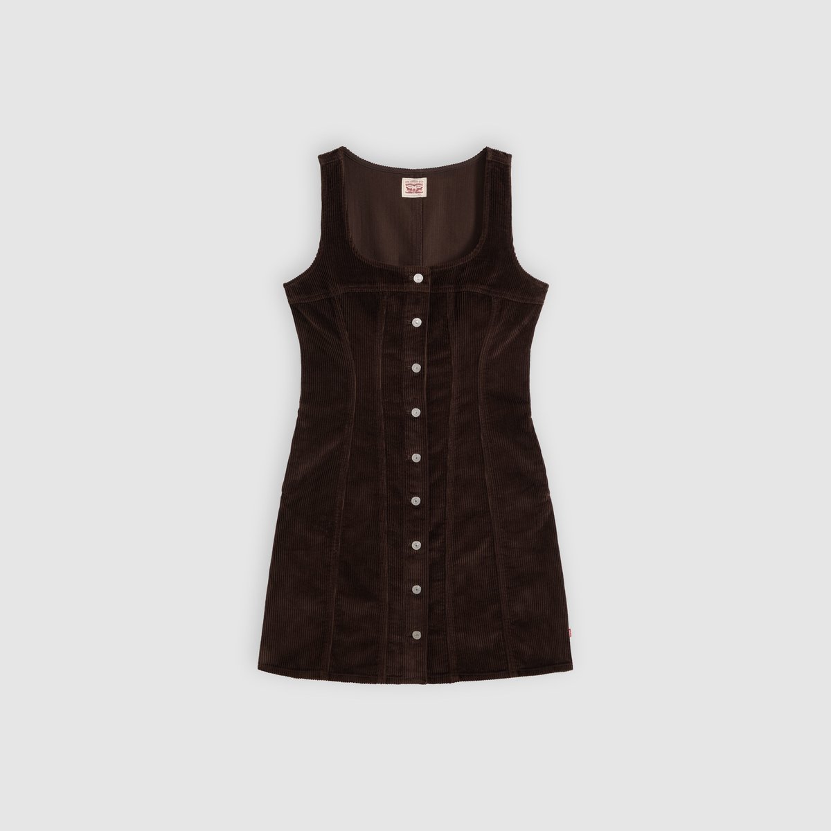 Robe débardeur Audra velours marron - java, LEVI'S