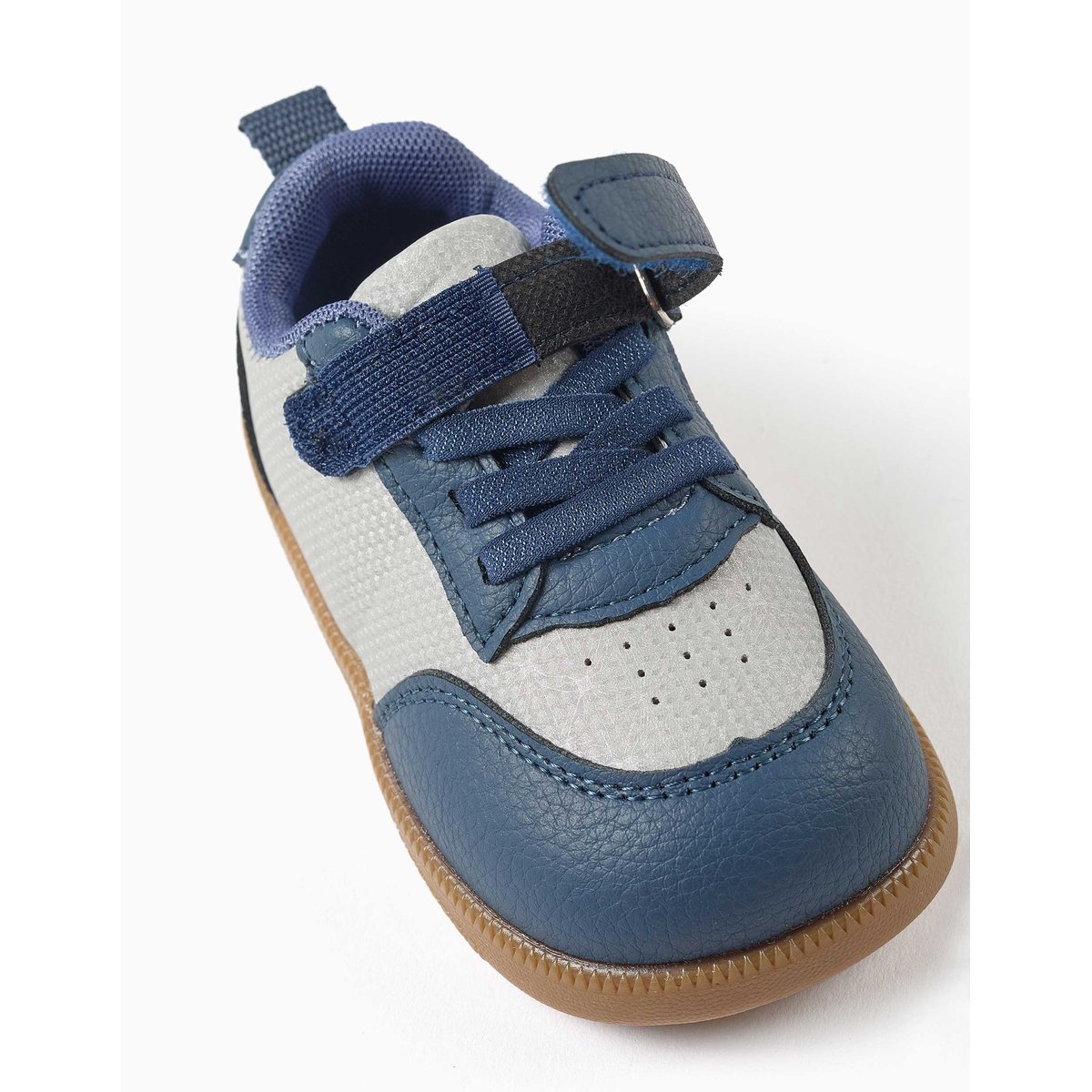 Baskets Barefoot avec semelle antidérapante bleu, ZIPPY