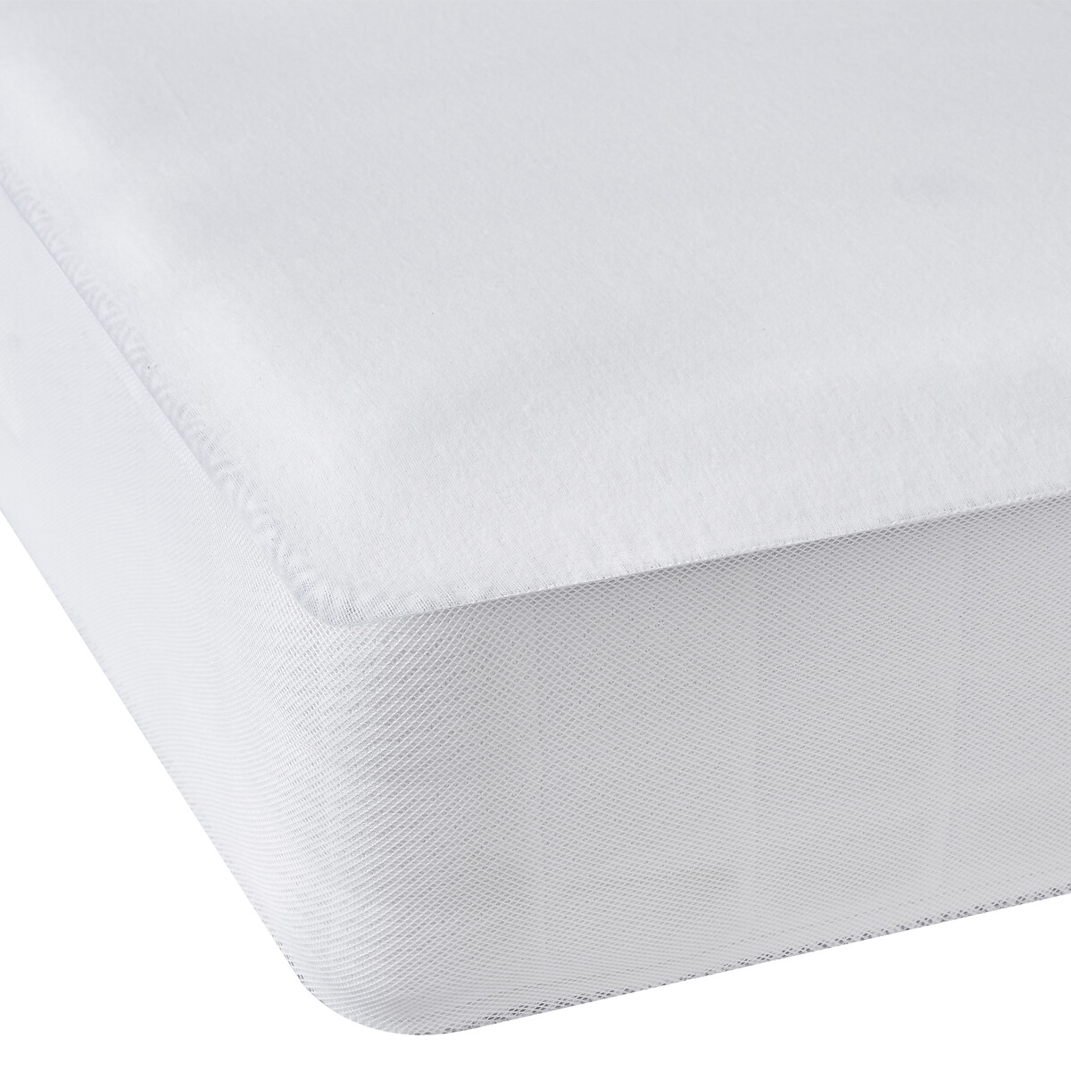 Matrasbeschermer in katoenflanel wit, BULTEX