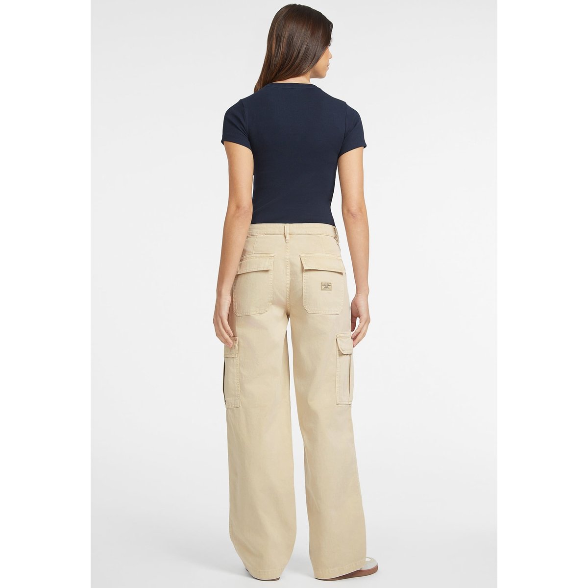Pantalon Chino Cargo Femme marron, GUESS