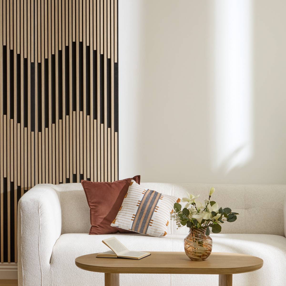 Panneau décoratif rectangulaire SYLVA beige, ATMOSPHERA