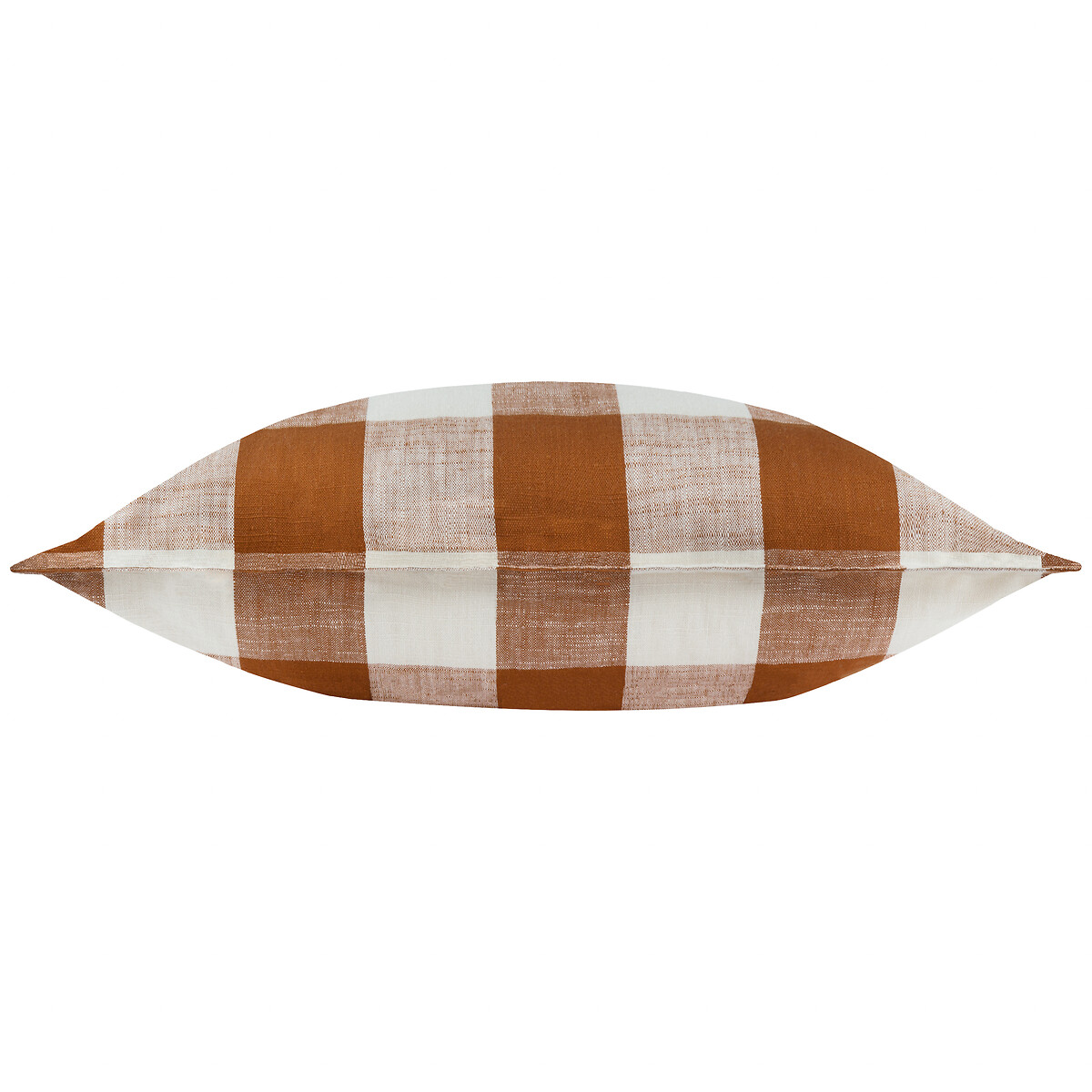 Chesil Check 100% Cotton Outdoor Cushion pecan, YARD
