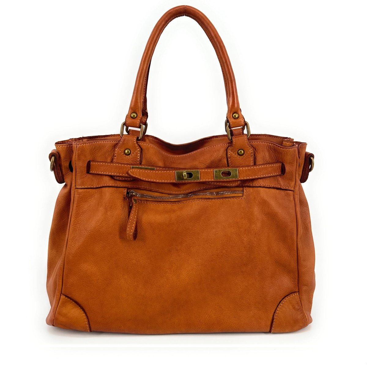 Sac a main en cuir vintage jenner Oh My Bag La Redoute