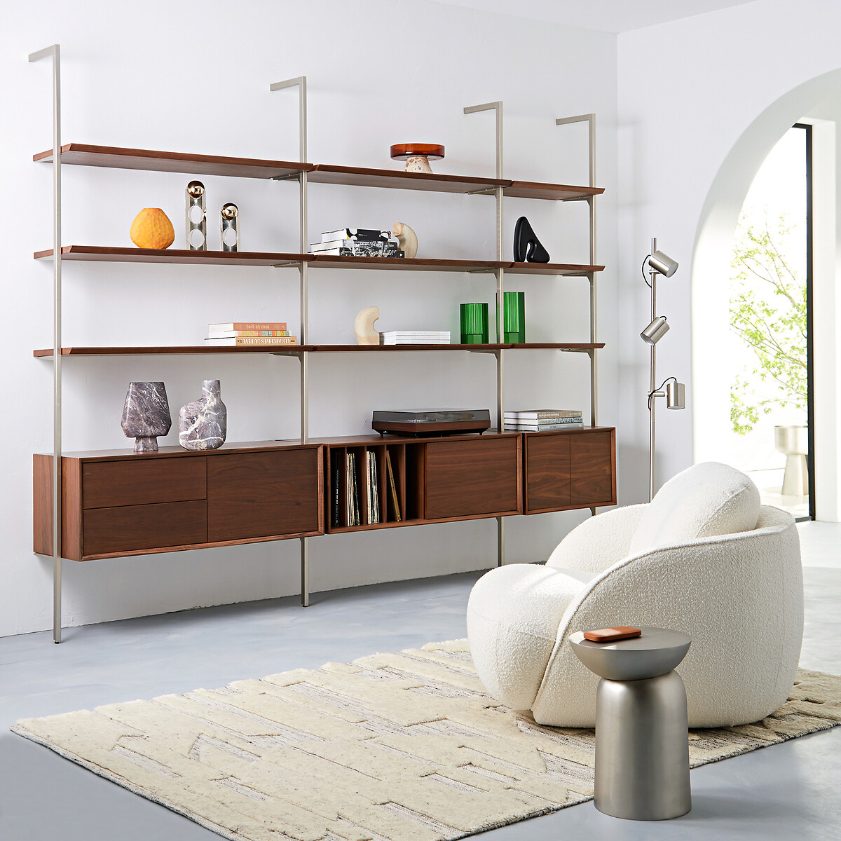 Schrank-Element Archivita XL B60 x T42 cm, Nussbaumfurnier nussbaum, AM.PM