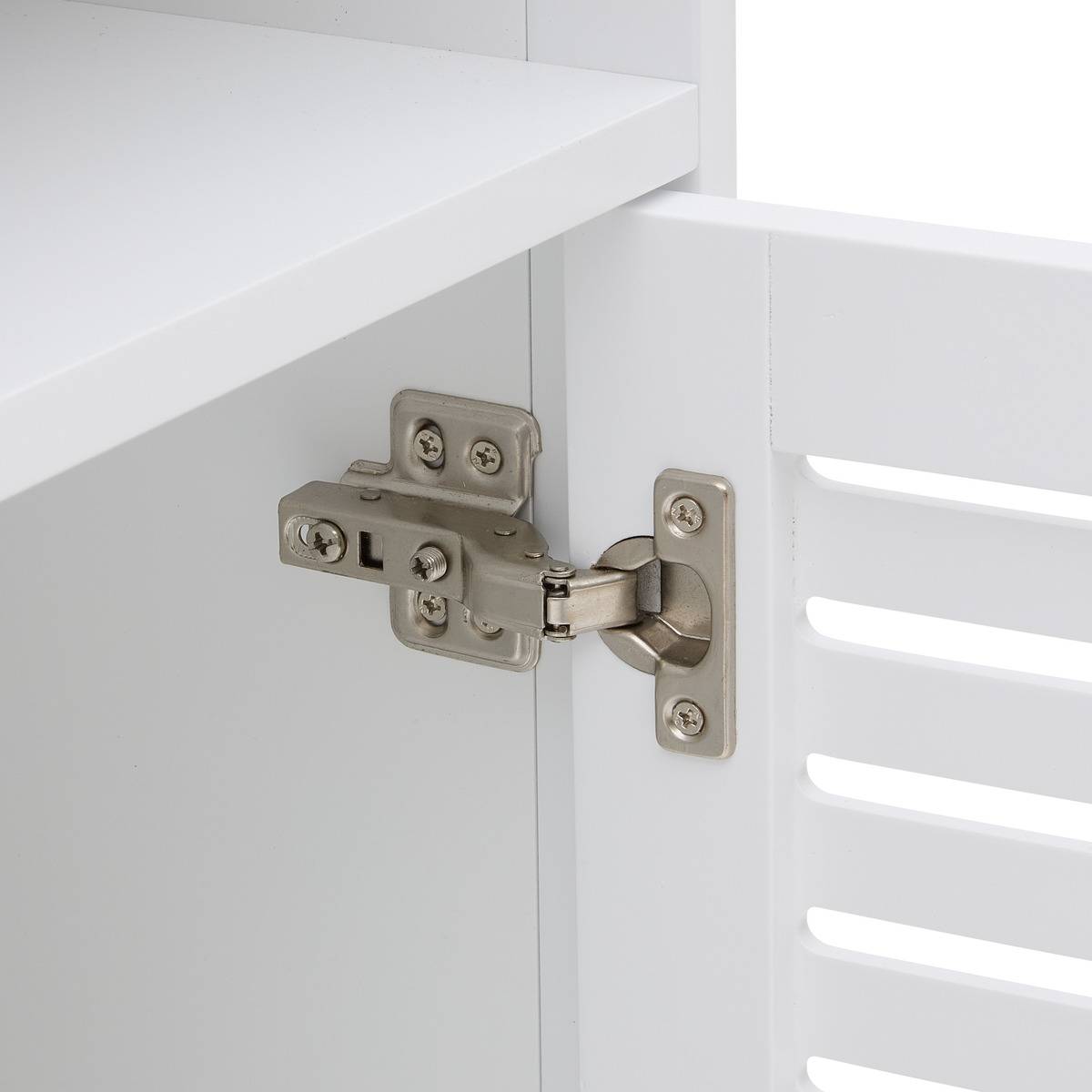 Meuble bas rectangulaire avec porte OREA blanc, 5FIVE SIMPLY SMART