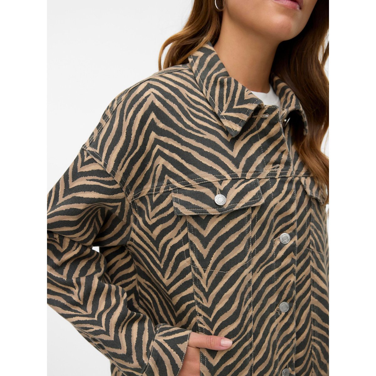 Veste En Jean silver mink, VERO MODA