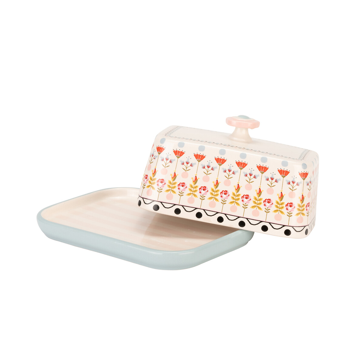 Painted Table Butter Dish multi-coloured, CATH KIDSTON