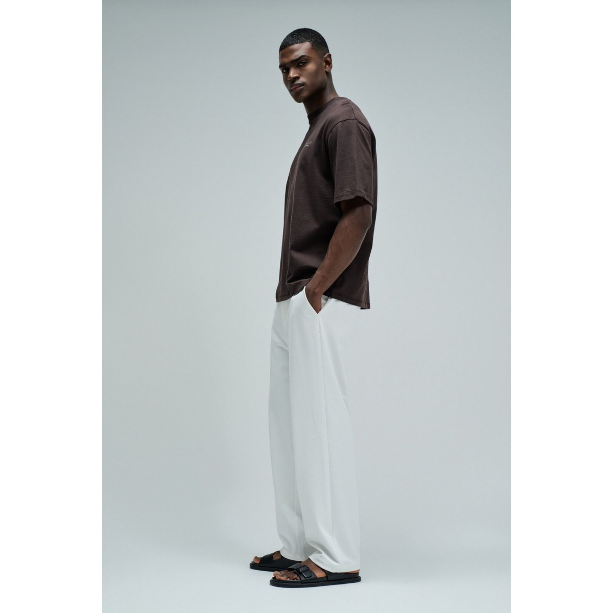 T-SHIRT AVEC IMPRIMÉ ET BRANDING marron, SALSA JEANS