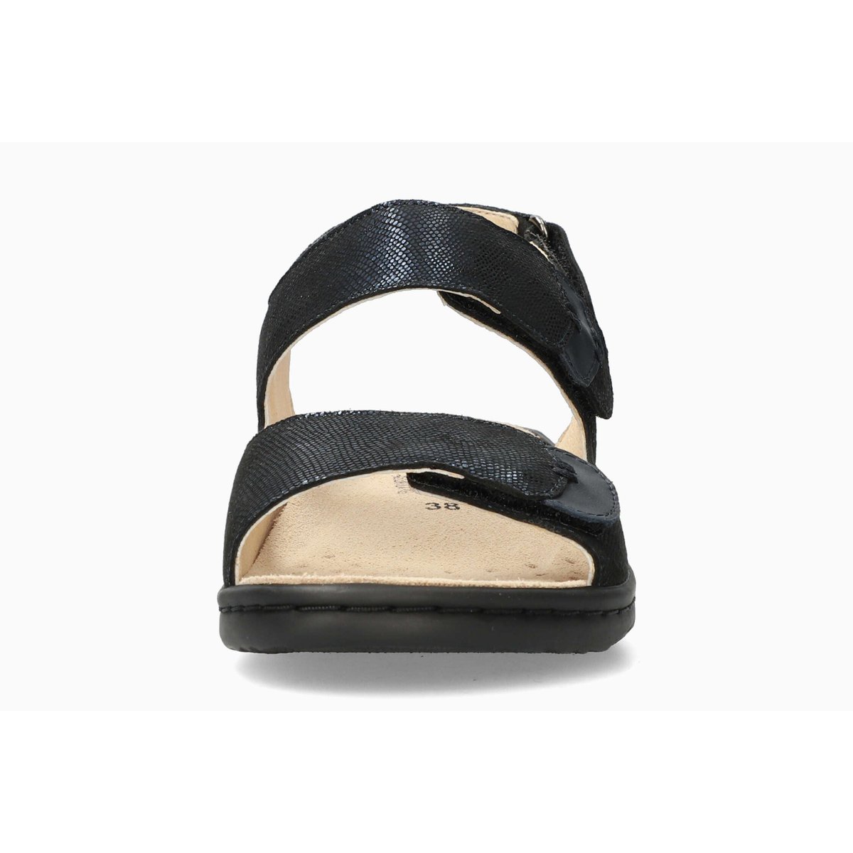 Sandales en cuir GETHA bleu navy 5146, MEPHISTO