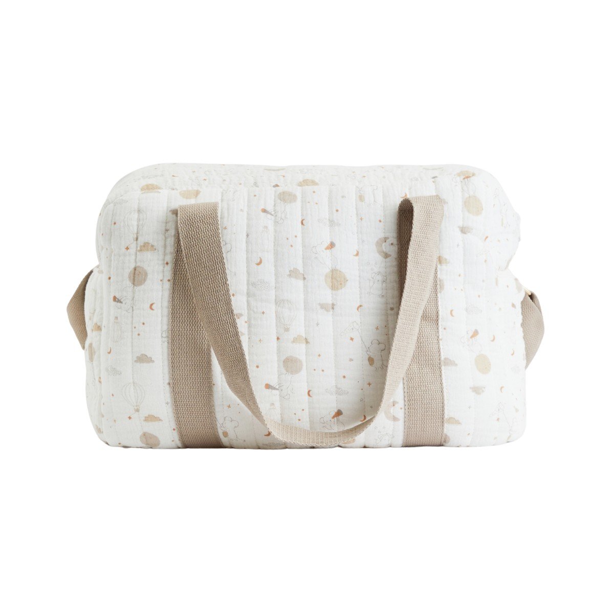 Sac à langer en gaze de coton Eliah ecru, PETIT BEGUIN