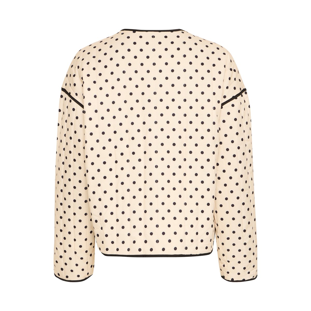 Veste d'extérieur beige creme w. black dot, ICHI