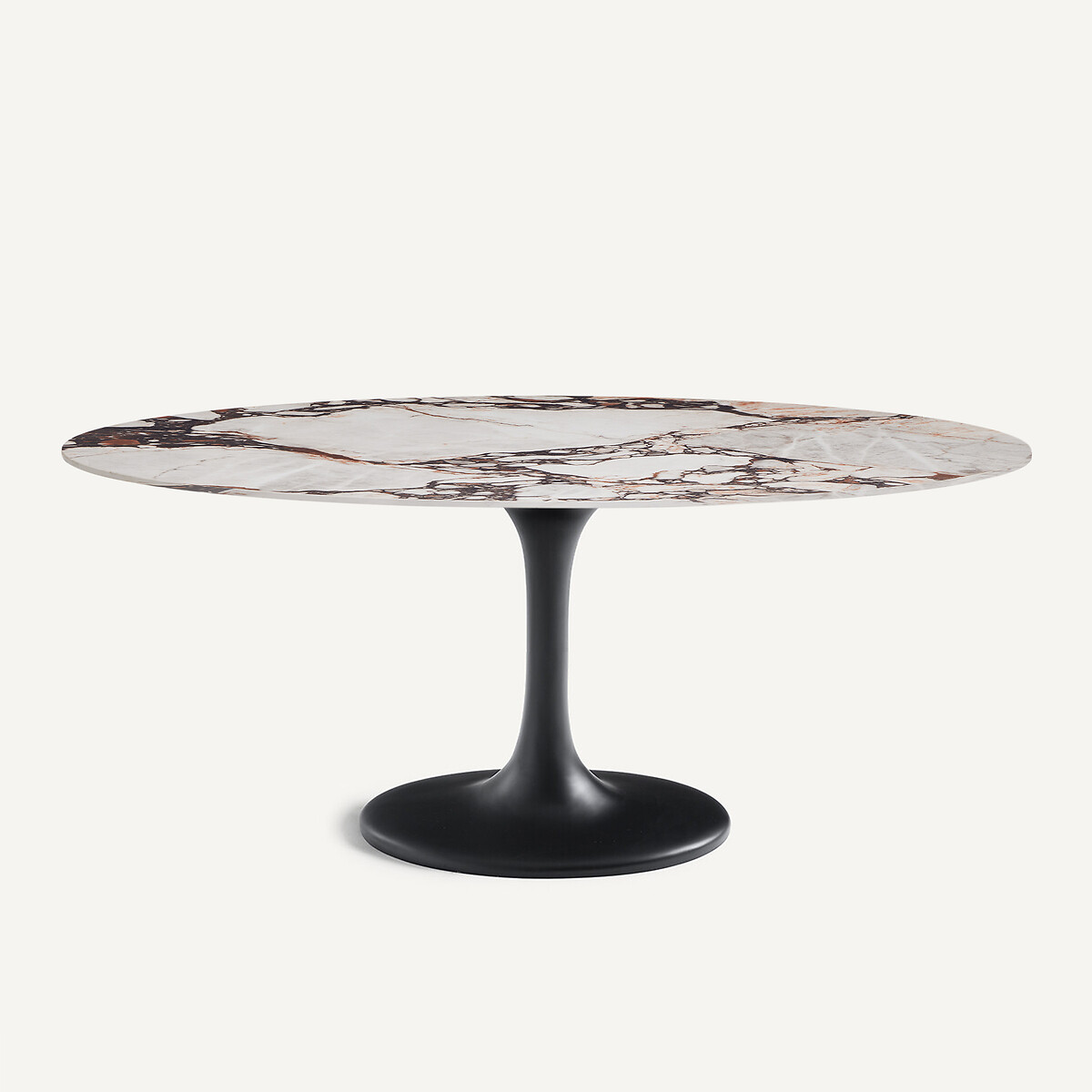 Elipso Ellipse-Shaped Table Base in Fibreglass black, AM.PM