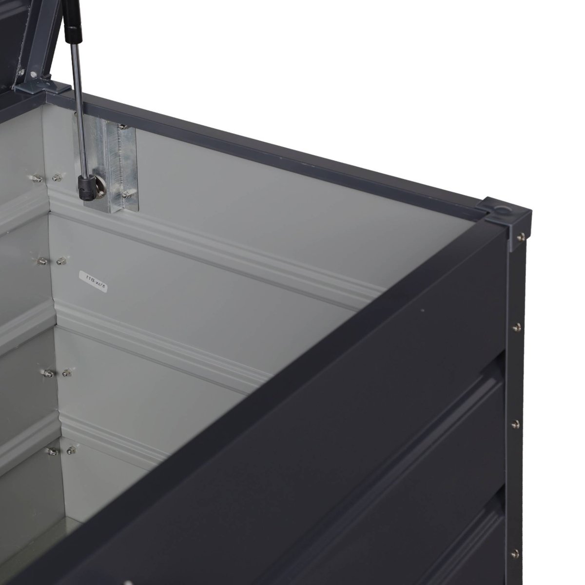 Coffre de jardin métal 385L DETROIT anthracite, SWEEEK