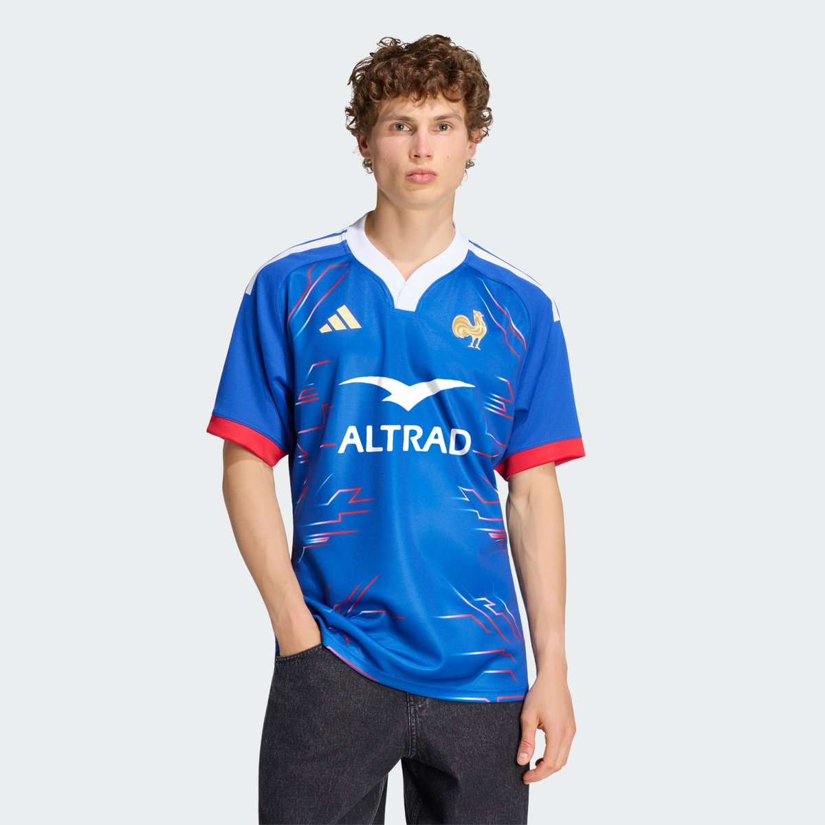 Maillot De Rugby À 7 Domicile France royal blue, adidas Performance