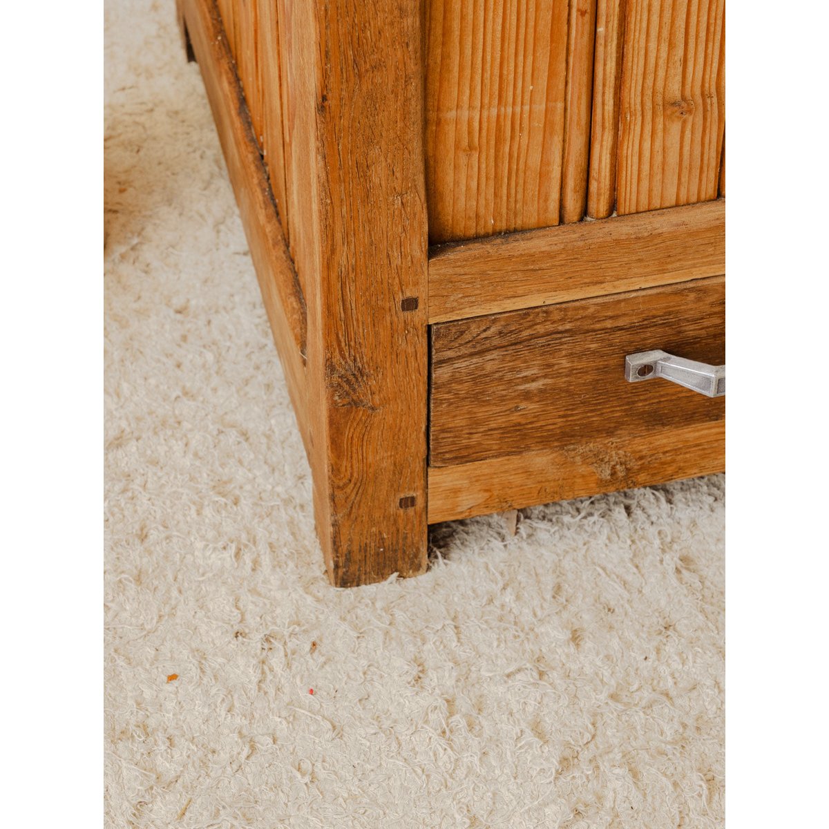 Grand coffre en bois Lucien N°207 - Bon état bois clair, DEBONGOUT