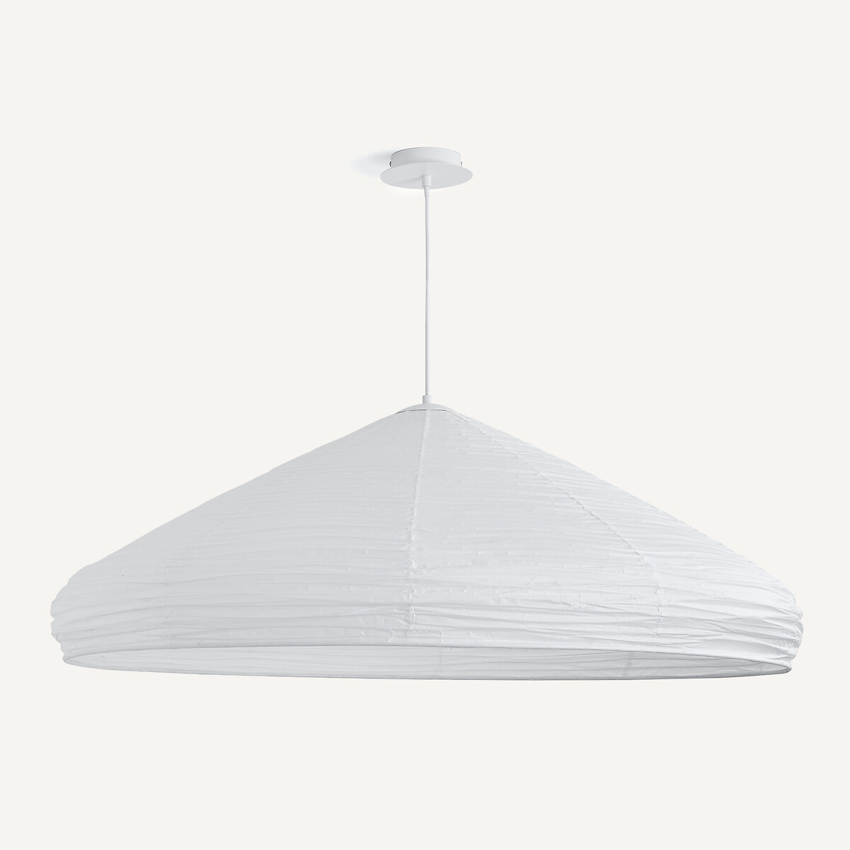 Diah Hanging Lamp in Rice Paper white, AM.PM