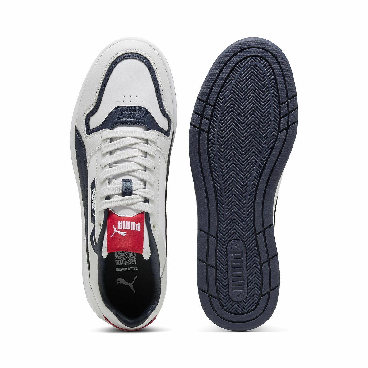 Court Classic Street Trainers white/navy blue, PUMA