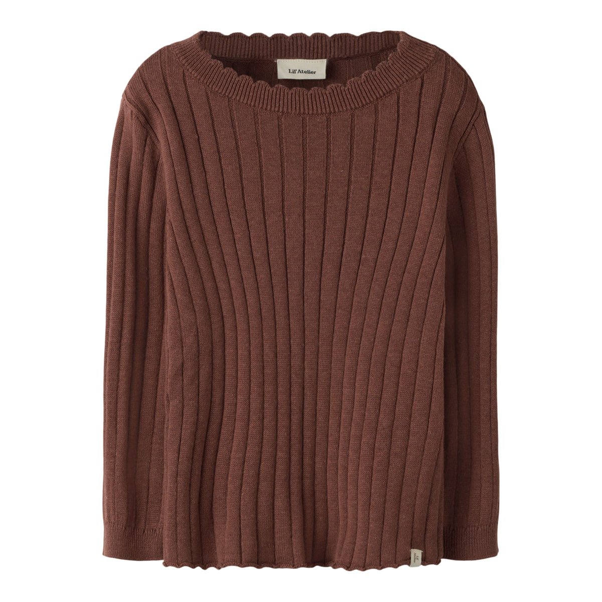 Pull En Maille marron - mahogany1, NAME IT