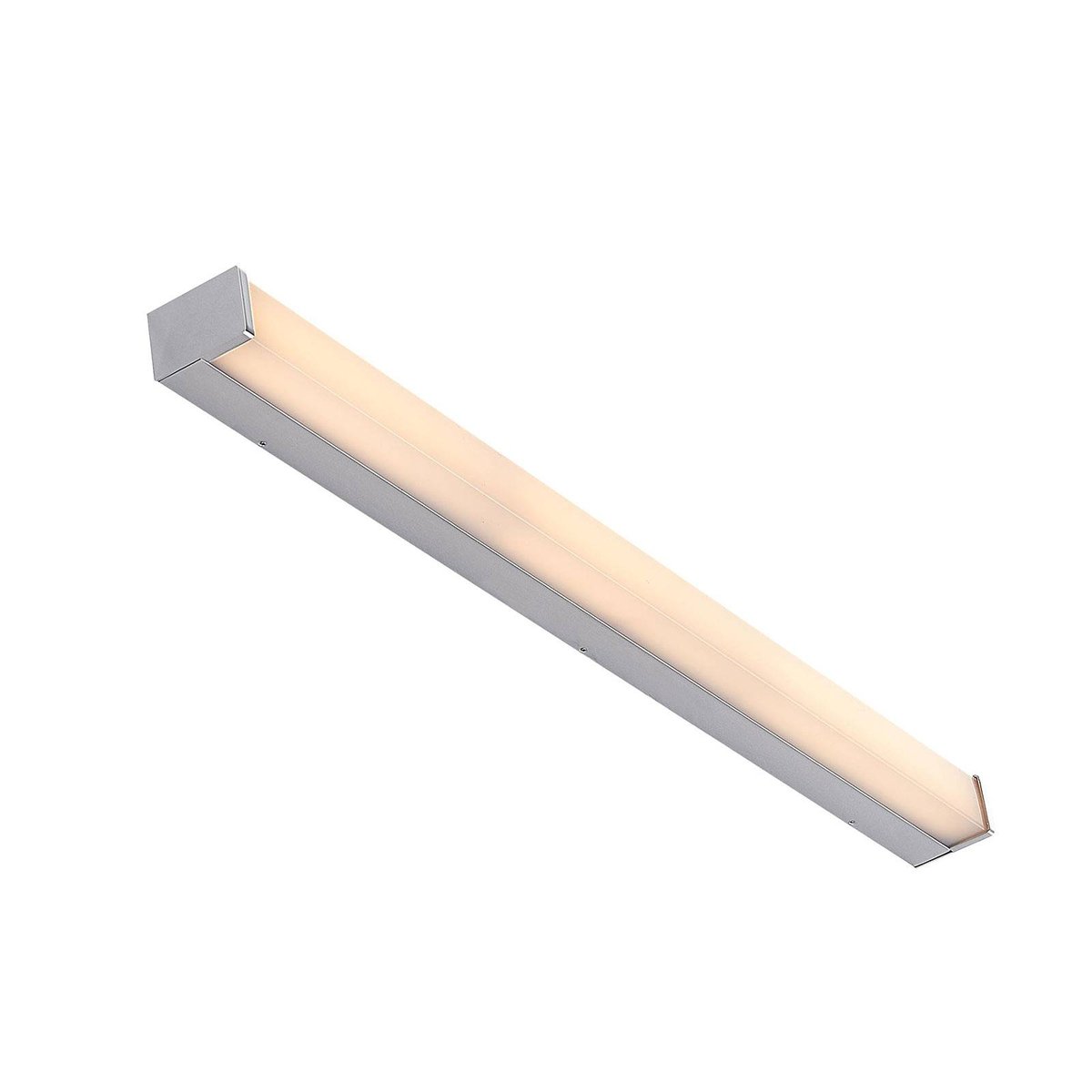 Applique en aluminium moderneLED, Klea blanc, chrome, LINDBY
