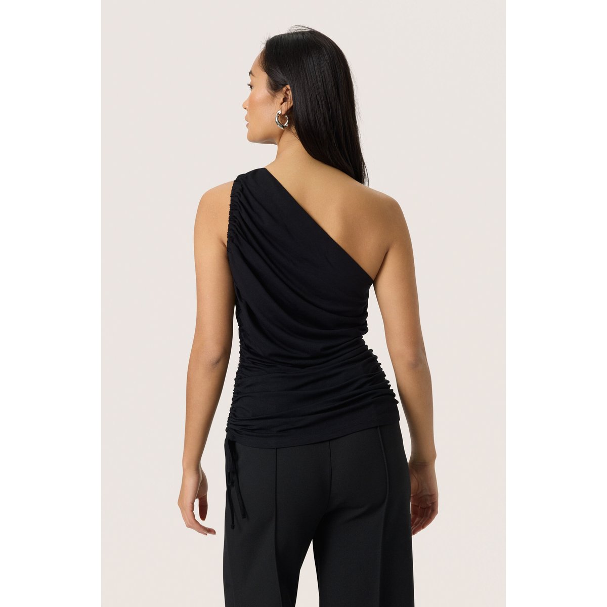 Blouse sans manches noir black, SOAKED IN LUXURY