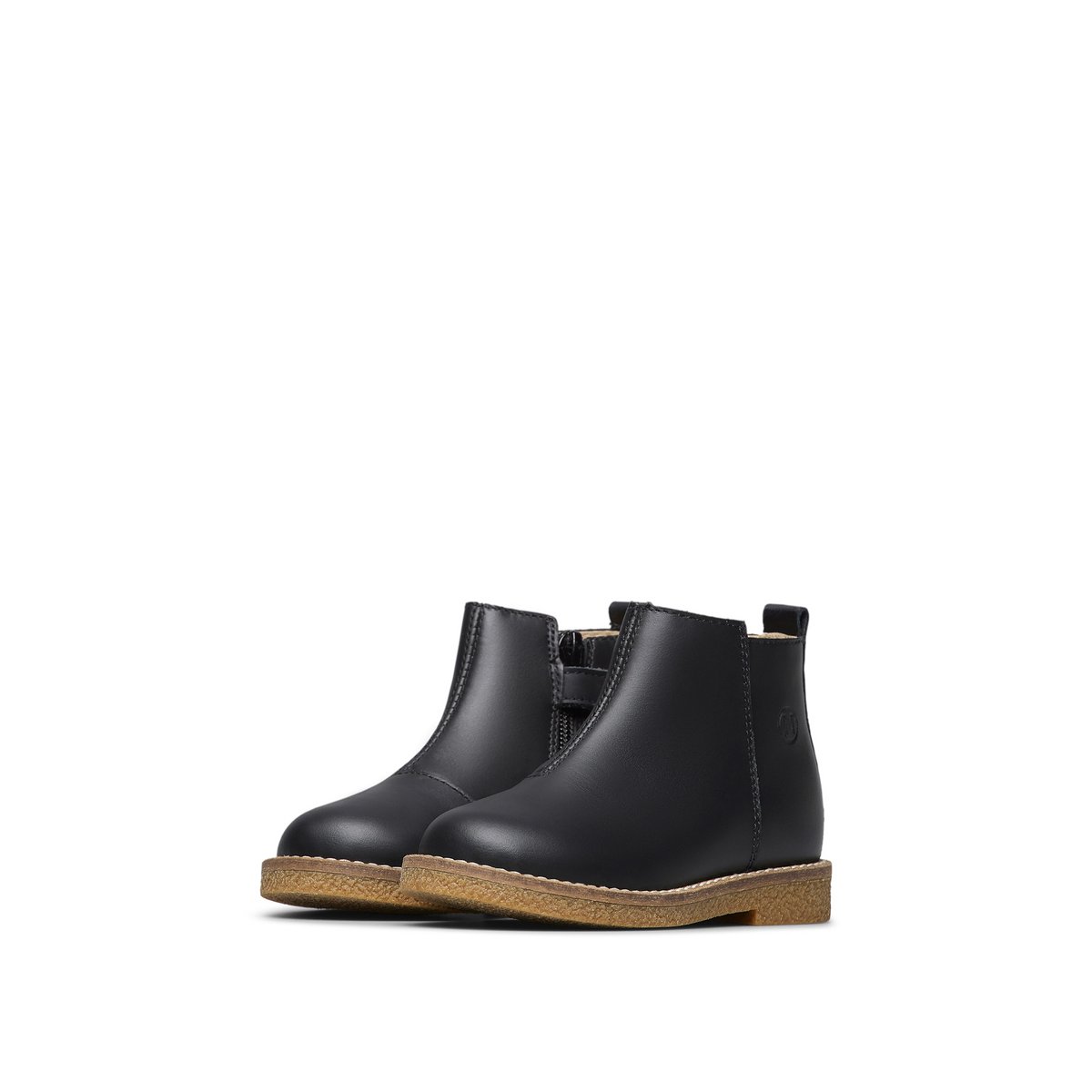 Chaussures premiers pas en cuir DASIE noir-, NATURINO