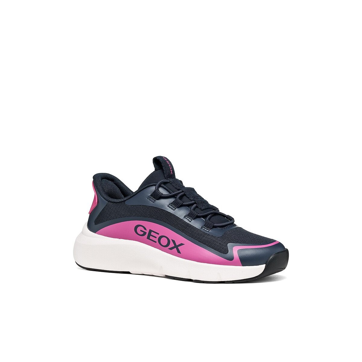 Zapatillas transpirables, PRO-RAN, FAST-IN azul marino/rosa, GEOX