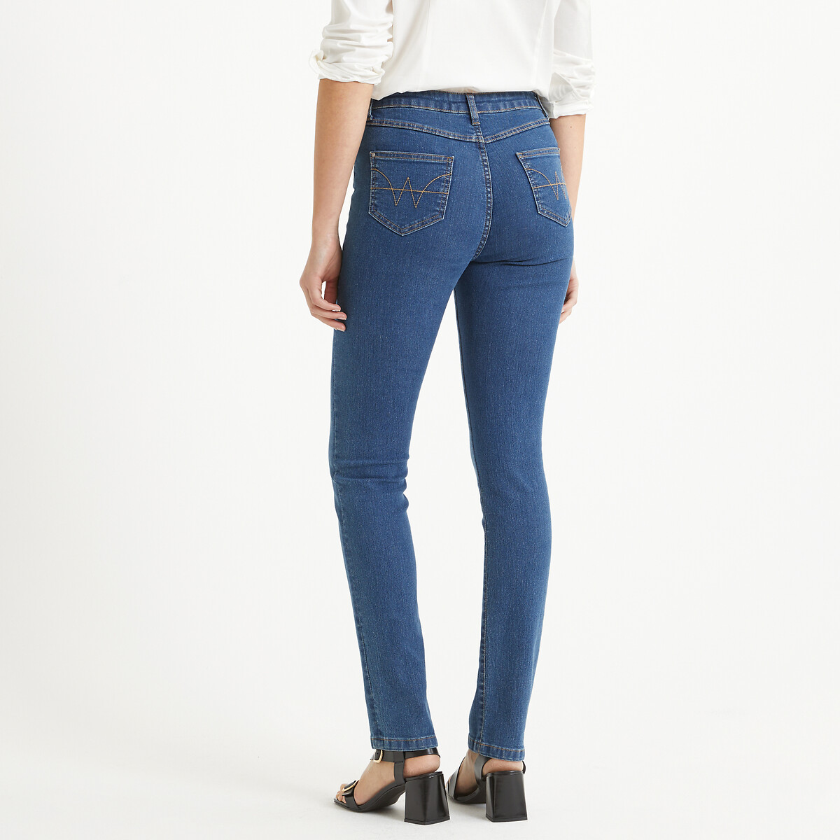 Jeans regular, dritto blu stone, ANNE WEYBURN