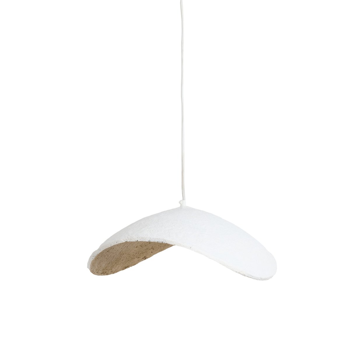 Lampe Suspendue Papier LONIA crème, LIGHT & LIVING